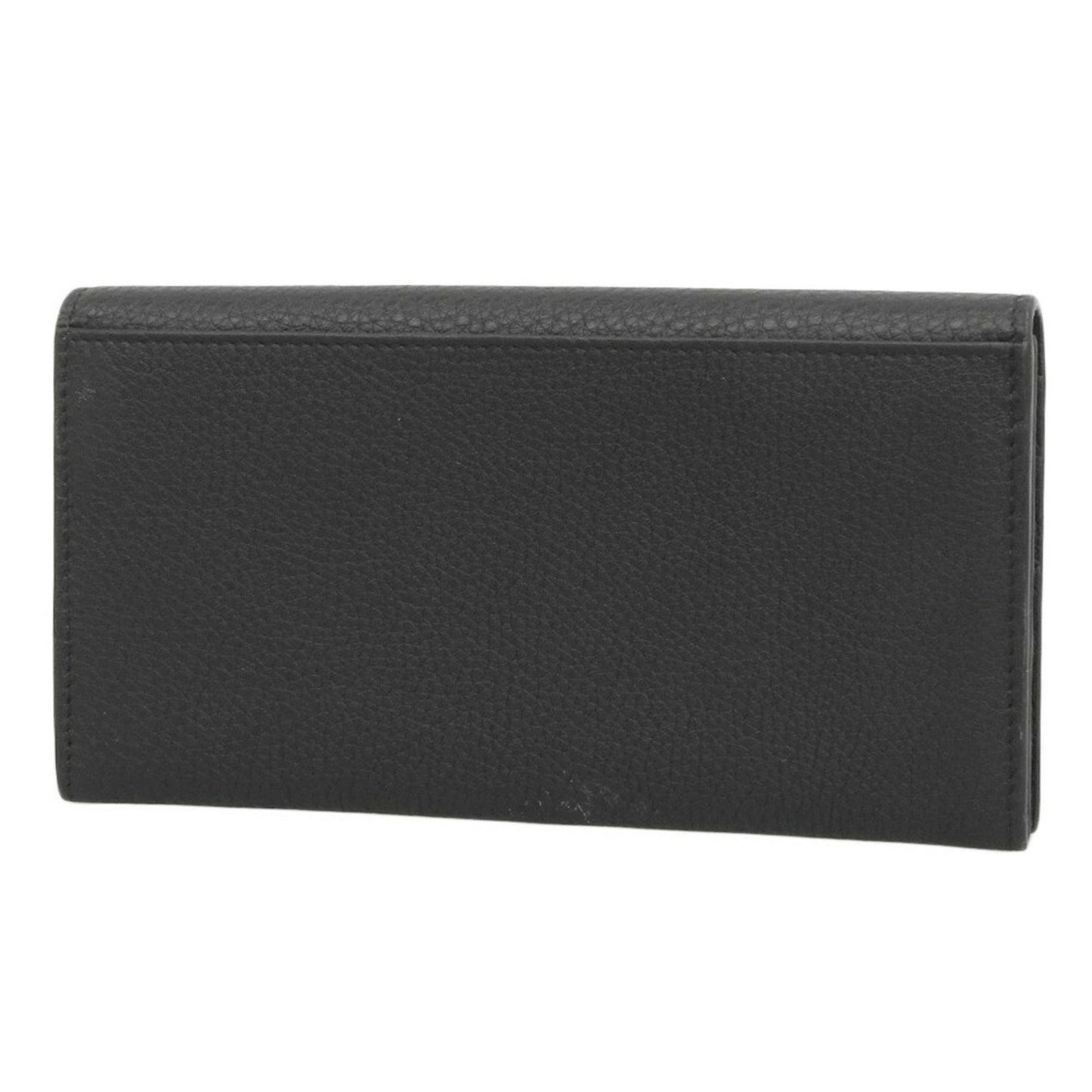 Fendi FENDI FF folio long wallet leather black
