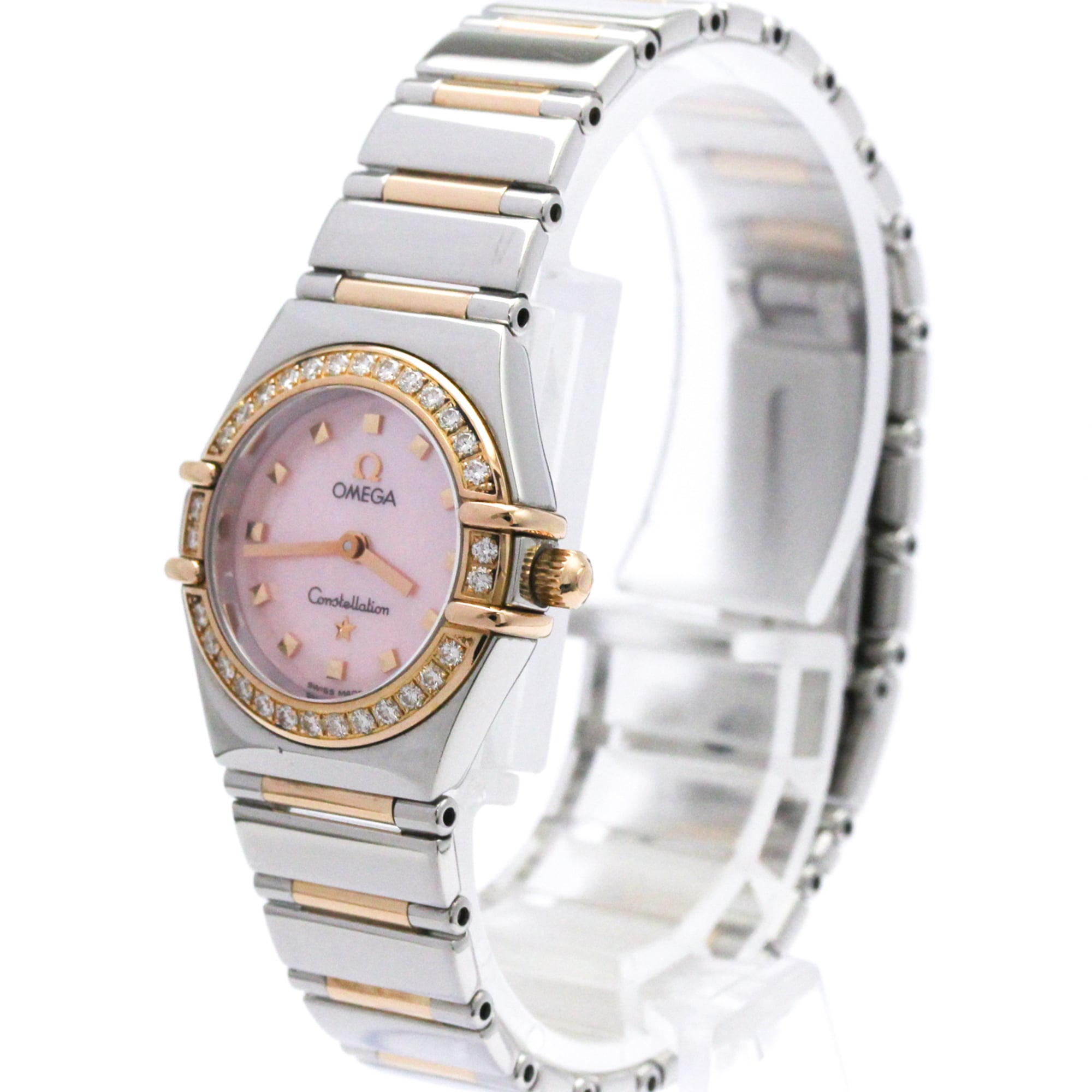 OMEGA Constellation My Choice Diamond MOP Dial Watch 1368.73 Polished — Very Good