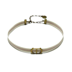 Christian Dior Dior Women's Petit CD Choker Necklace Pendant — Like New
