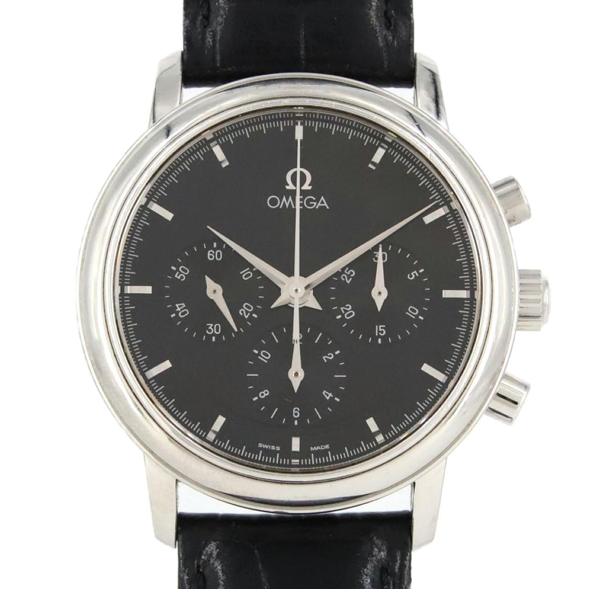 Omega De Ville Prestige Chrono 4840.51.01 Stainless Steel Watch, Manual Winding — Good