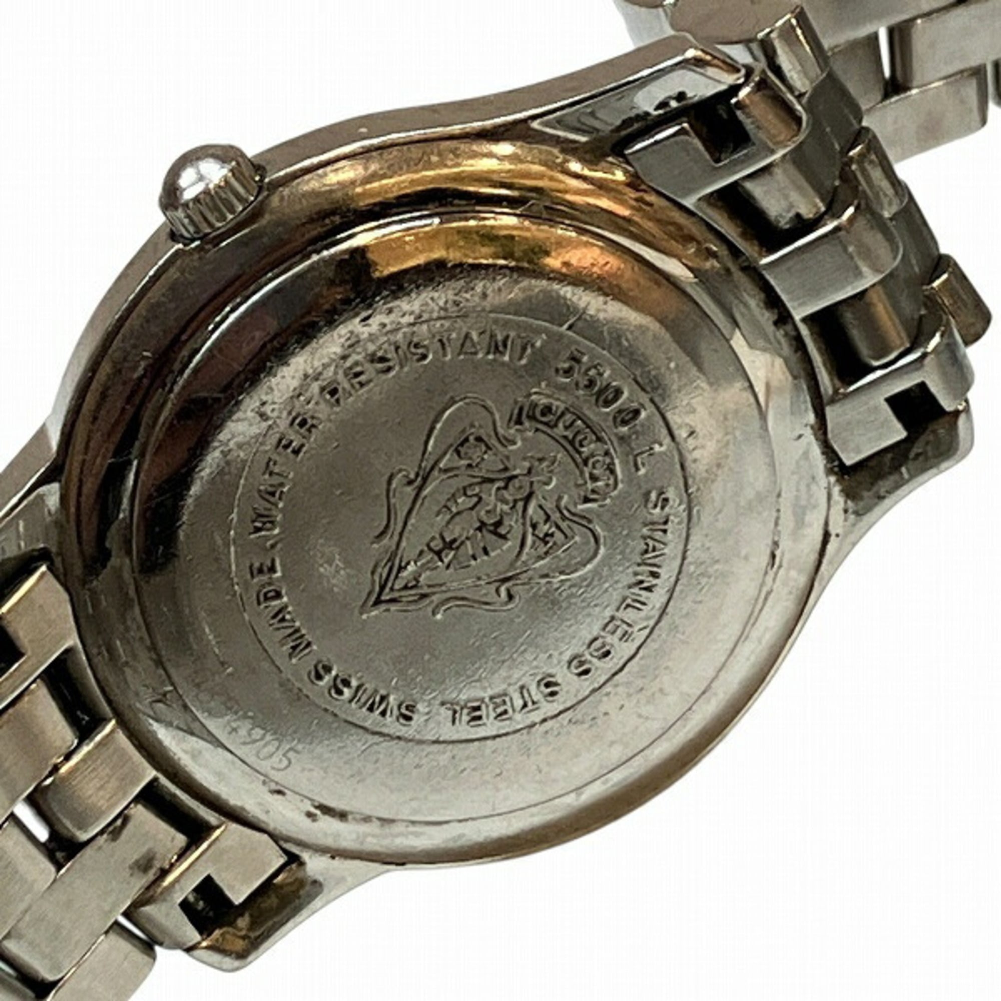 Gucci 5500L Quartz Silver Dial Date Roman Numeral Watch for Women — Good