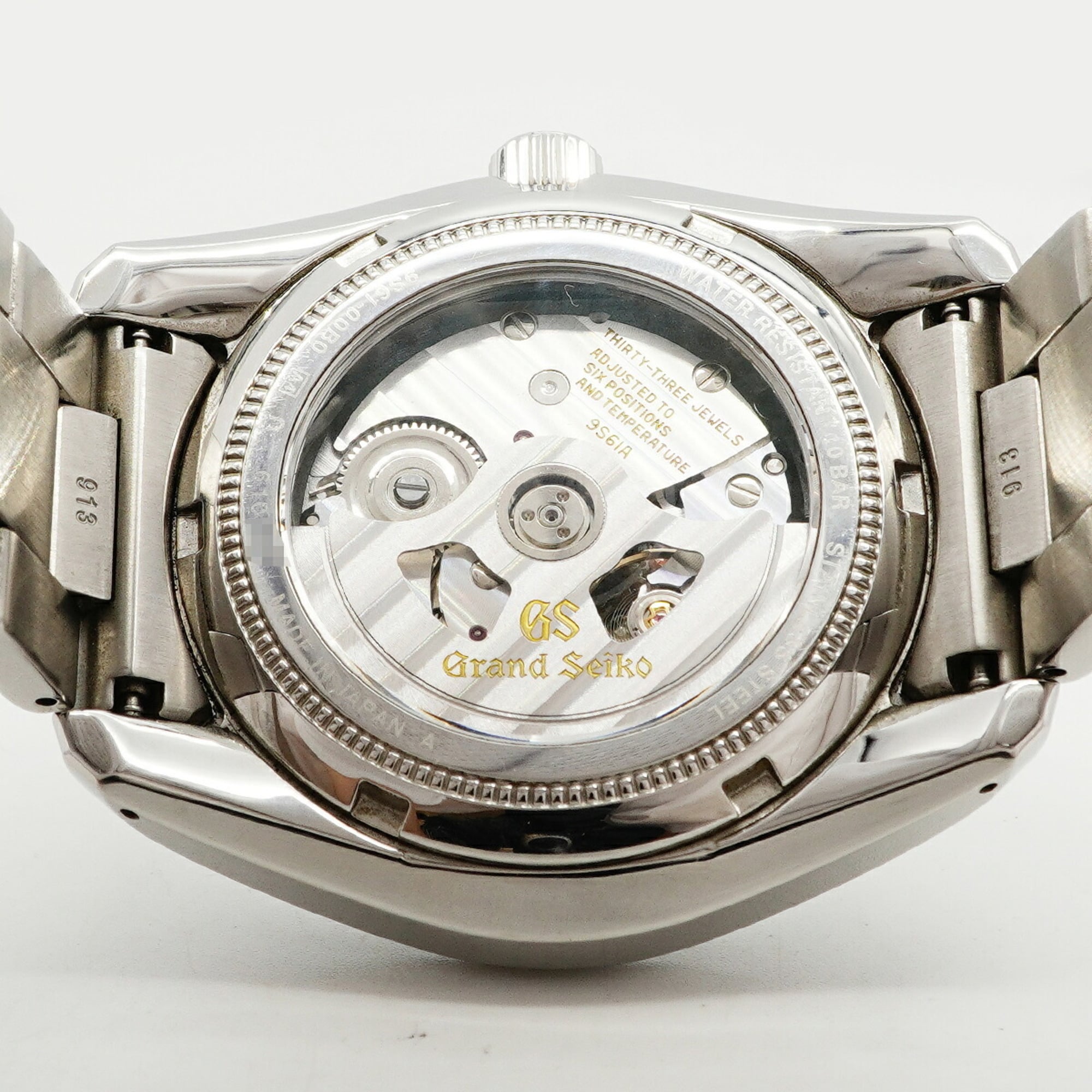 Seiko Grand Mechanical SBGR099 9S61-00B0 Silver Dial Men's Watch — Good
