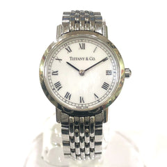 TIFFANY&Co. Tiffany M1510 Classic Quartz Round 2 Hand Analogue Watch SS Ladies Silver — Good
