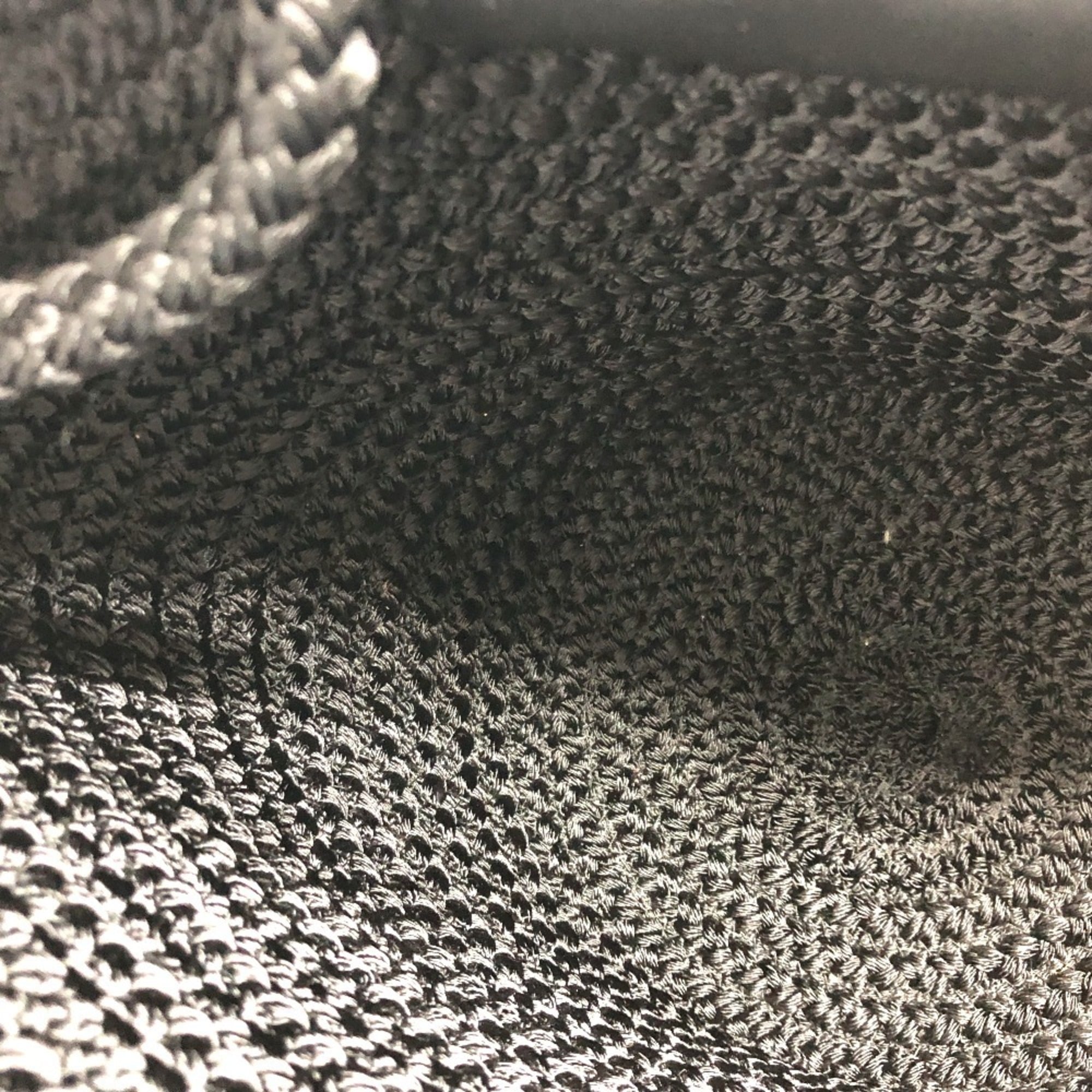 BALENCIAGA 695612 Logo Ibiza Basket Bag Small with Strap Black Cord Tote Summer Handbag Nylon Lambskin Women's — Like New