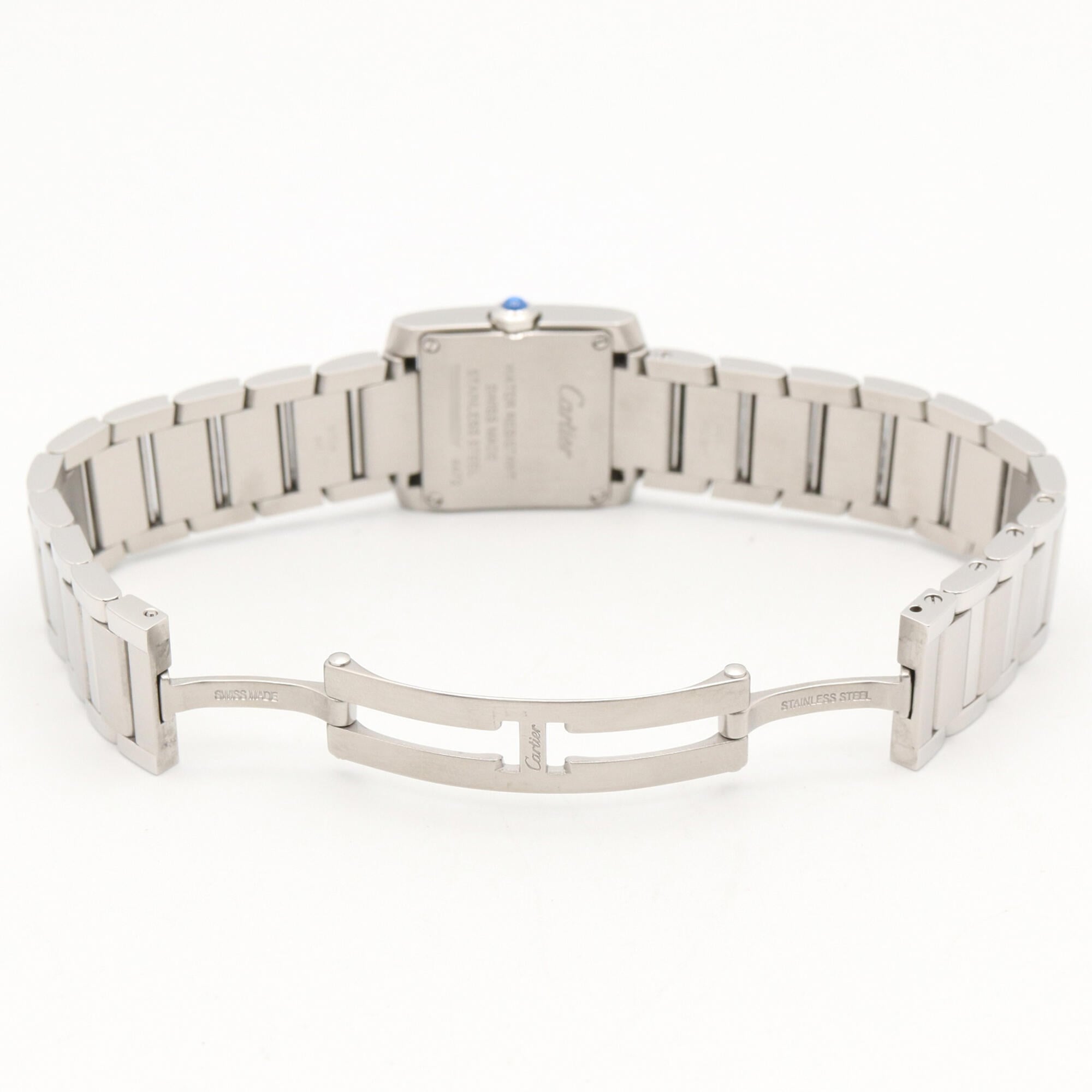 Cartier Tank Française SM Watch, Stainless Steel, Ladies, Silver Tone, WSTA0065 — Very Good