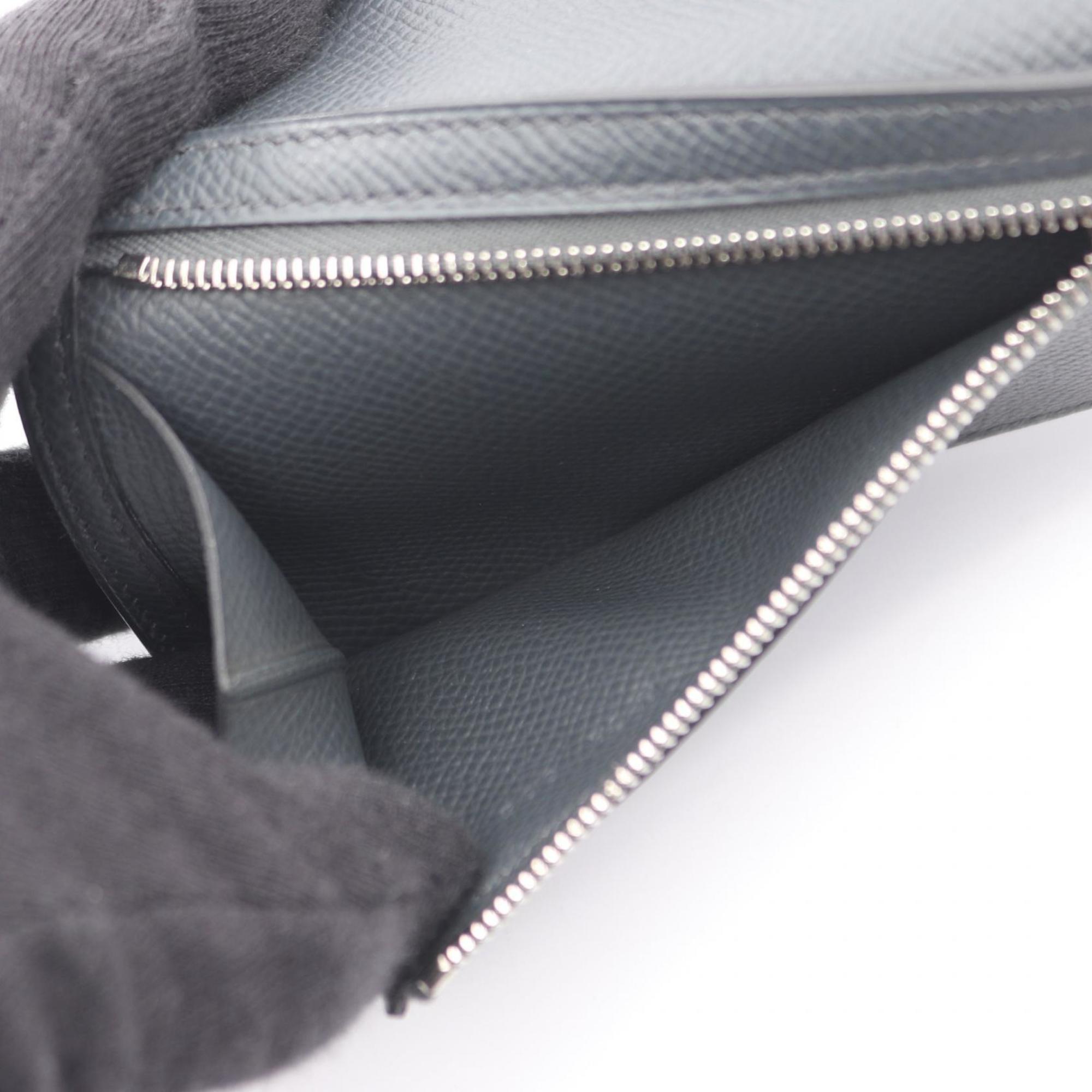 Hermes Hermès Bearn Compact Bifold Wallet, Leather, Epsom Women's, Gray