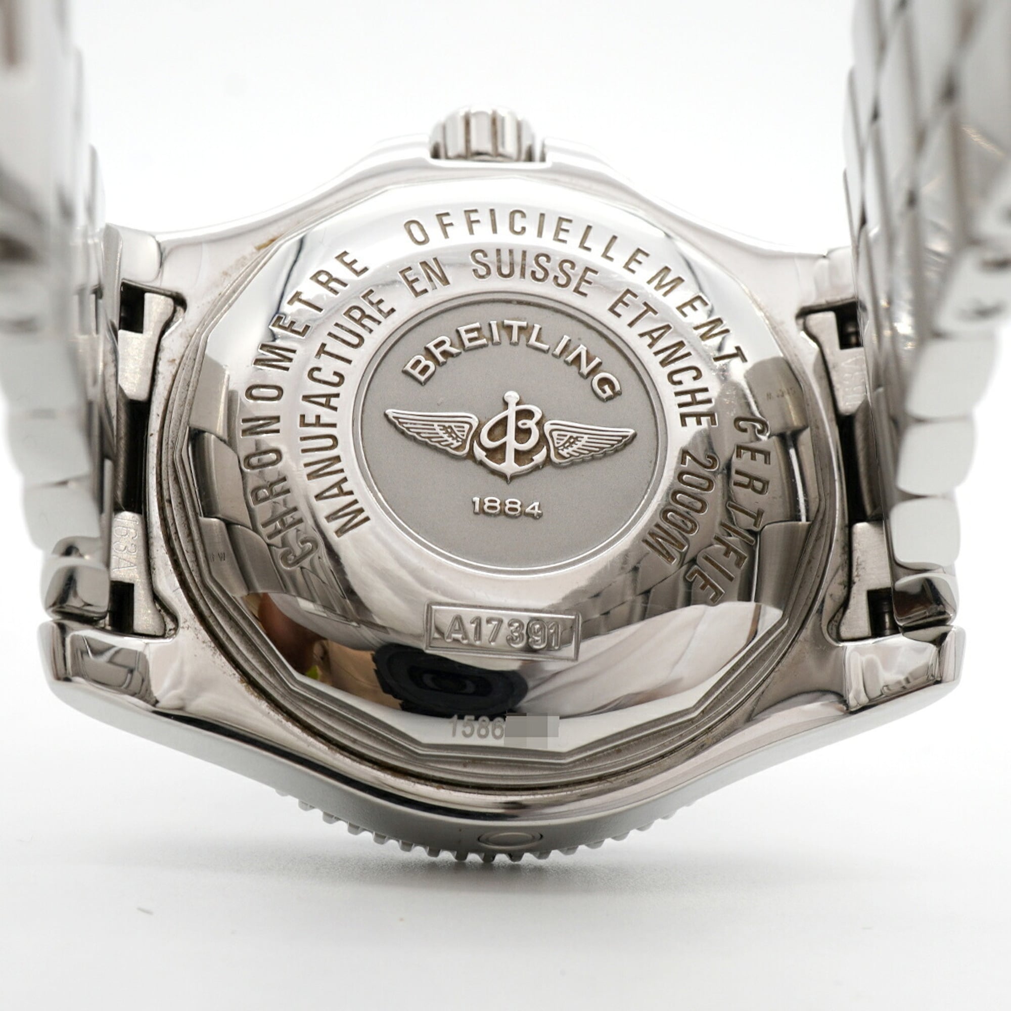 Breitling Superocean 44 A17391 Black Dial Men's Watch — Good