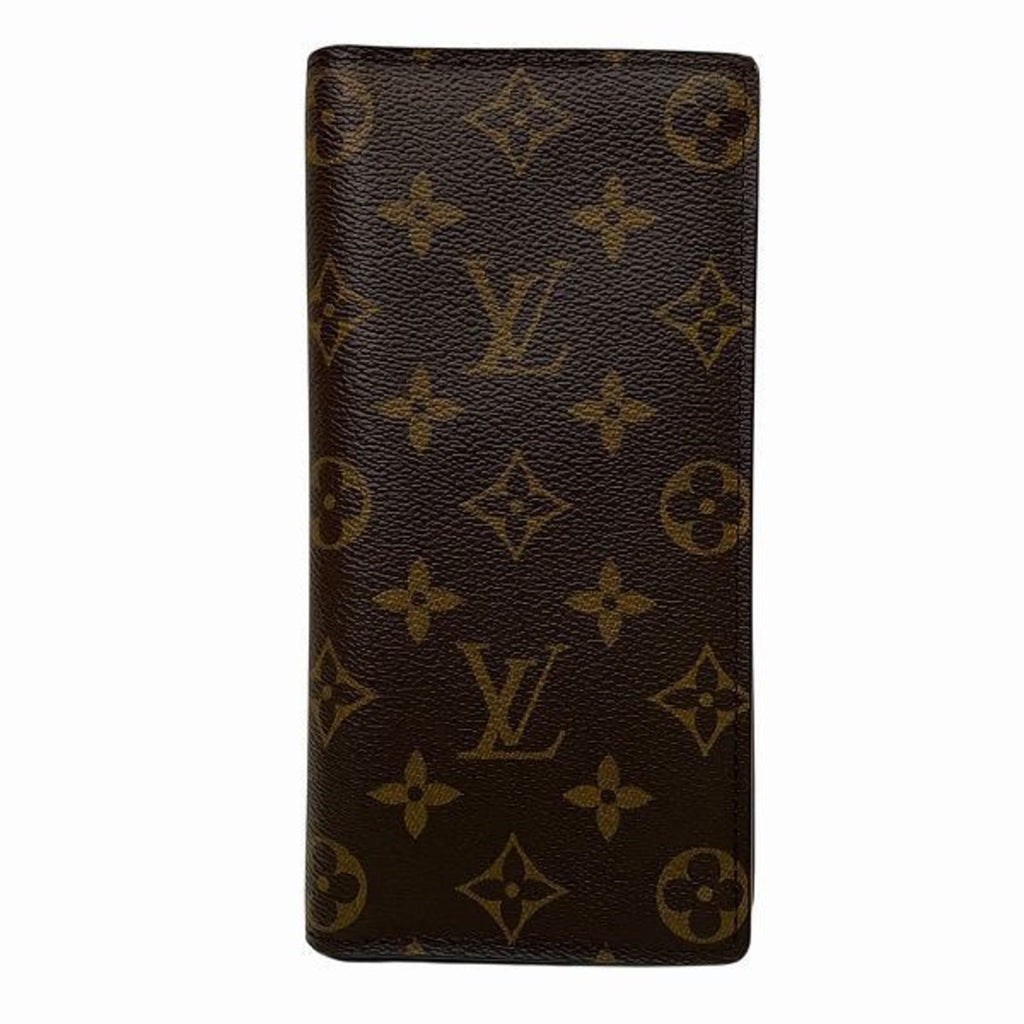 Louis Vuitton Monogram Portefeuille Brazza M66540 Long Wallet for Men and Women