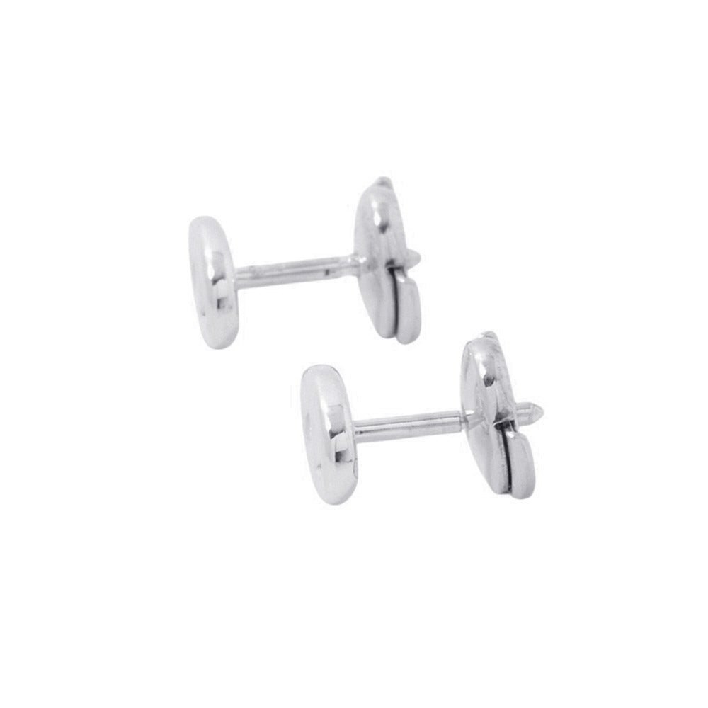 Hermes Farandole Earrings, Chaine d'Ancre Motif, TPM SV925 Silver, HERMES Stud — Like New