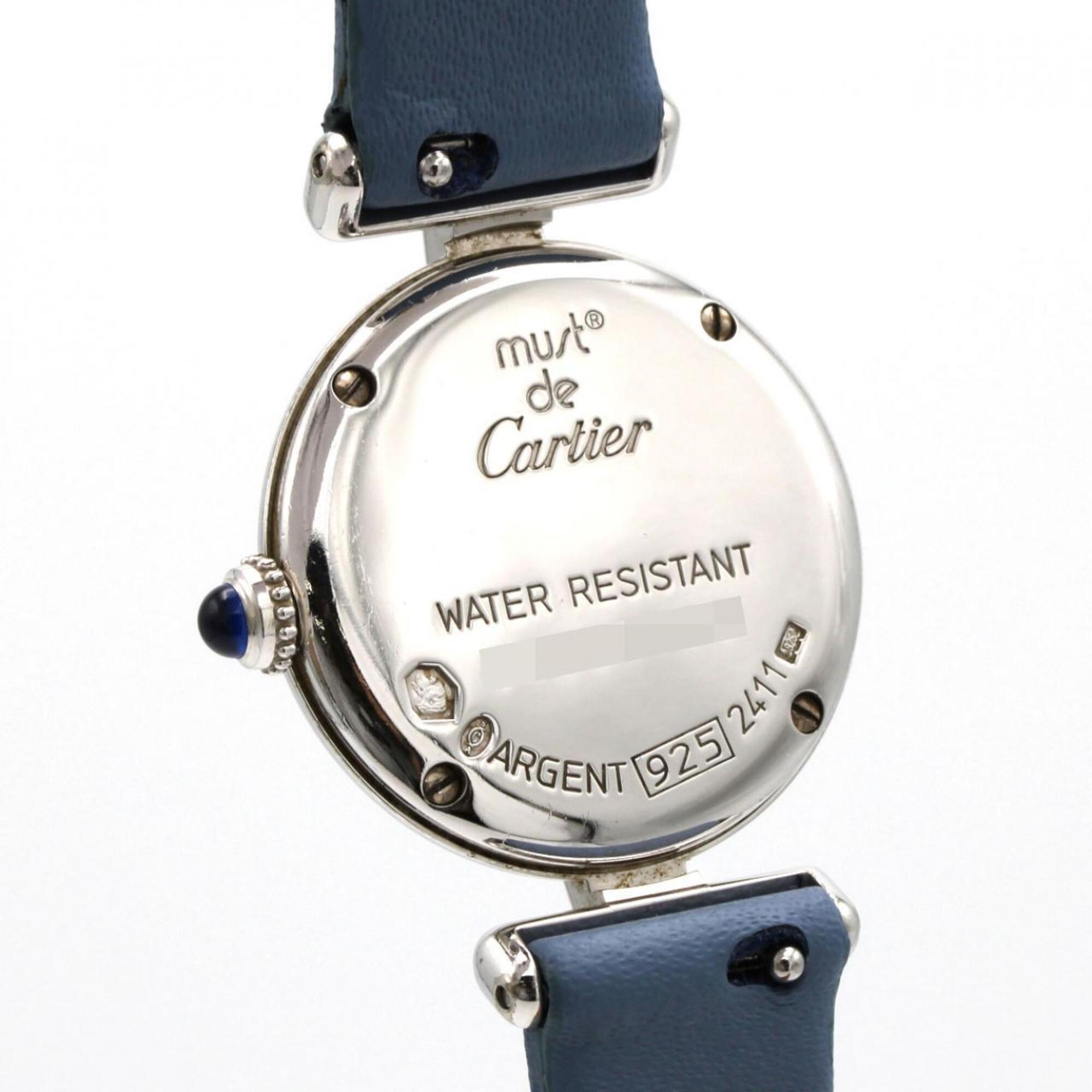 Cartier Must Colisée SM W1011455 Silver Quartz Watch — Good
