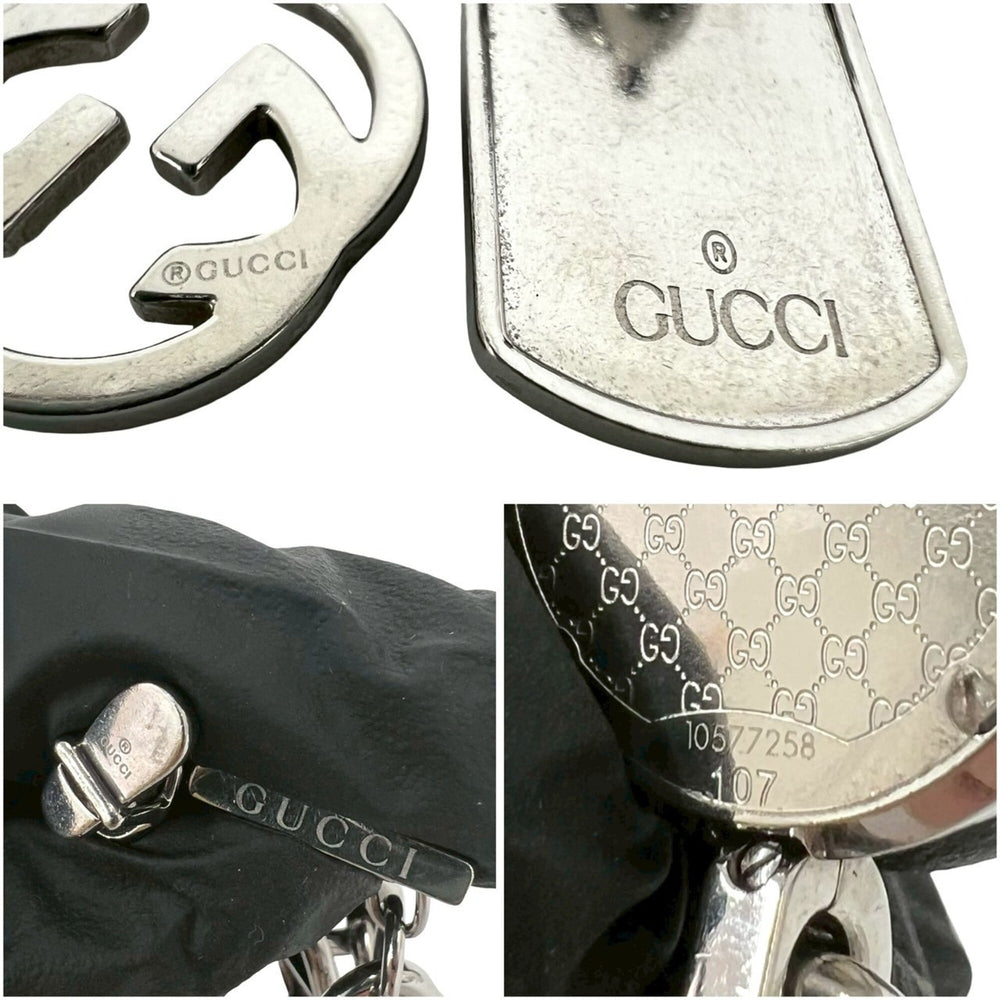 GUCCI Gucci Logo Charm Stainless Steel Quartz Wristwatch Silver 37369 — Good