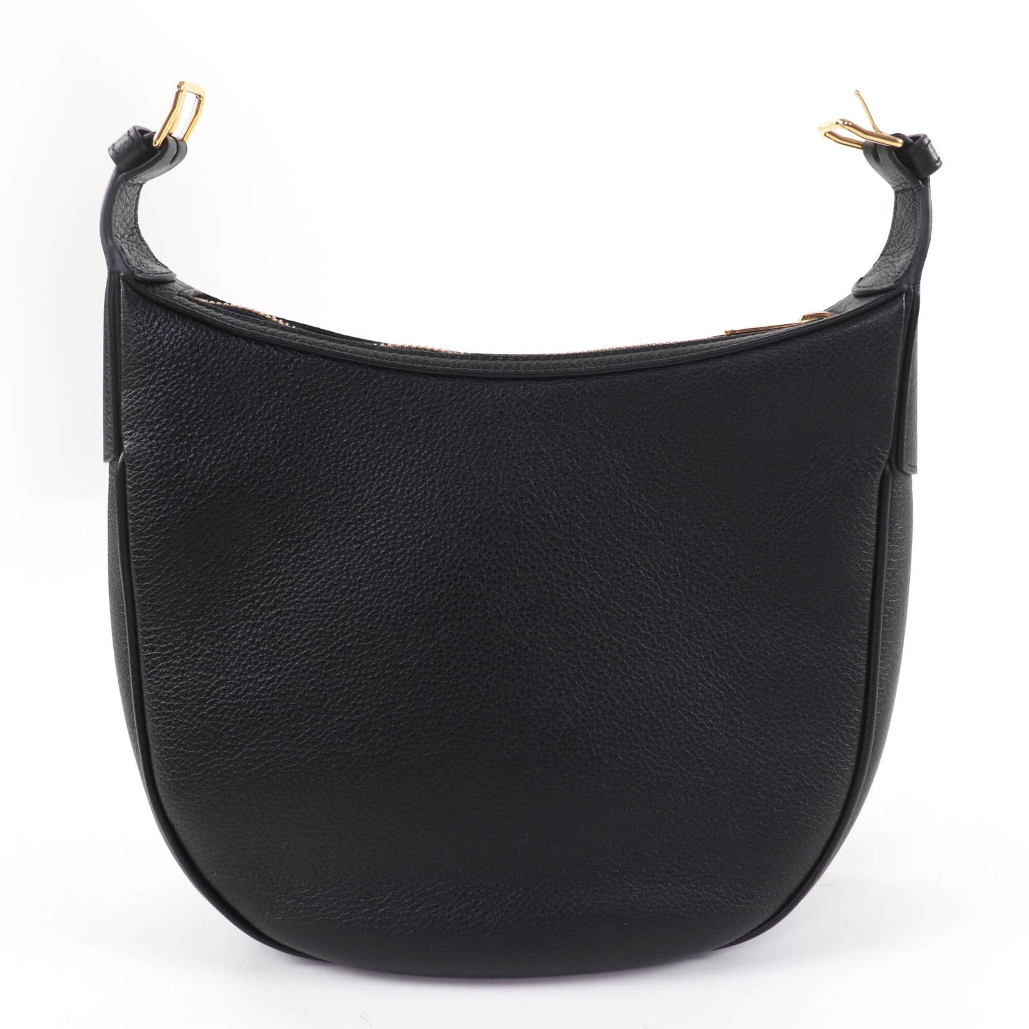 CELINE 11725 Cuir Triomphe Eloise Small Leather 2-Way Handbag/Shoulder Bag, Black, with Dust Made in Italy, Women's — Like New