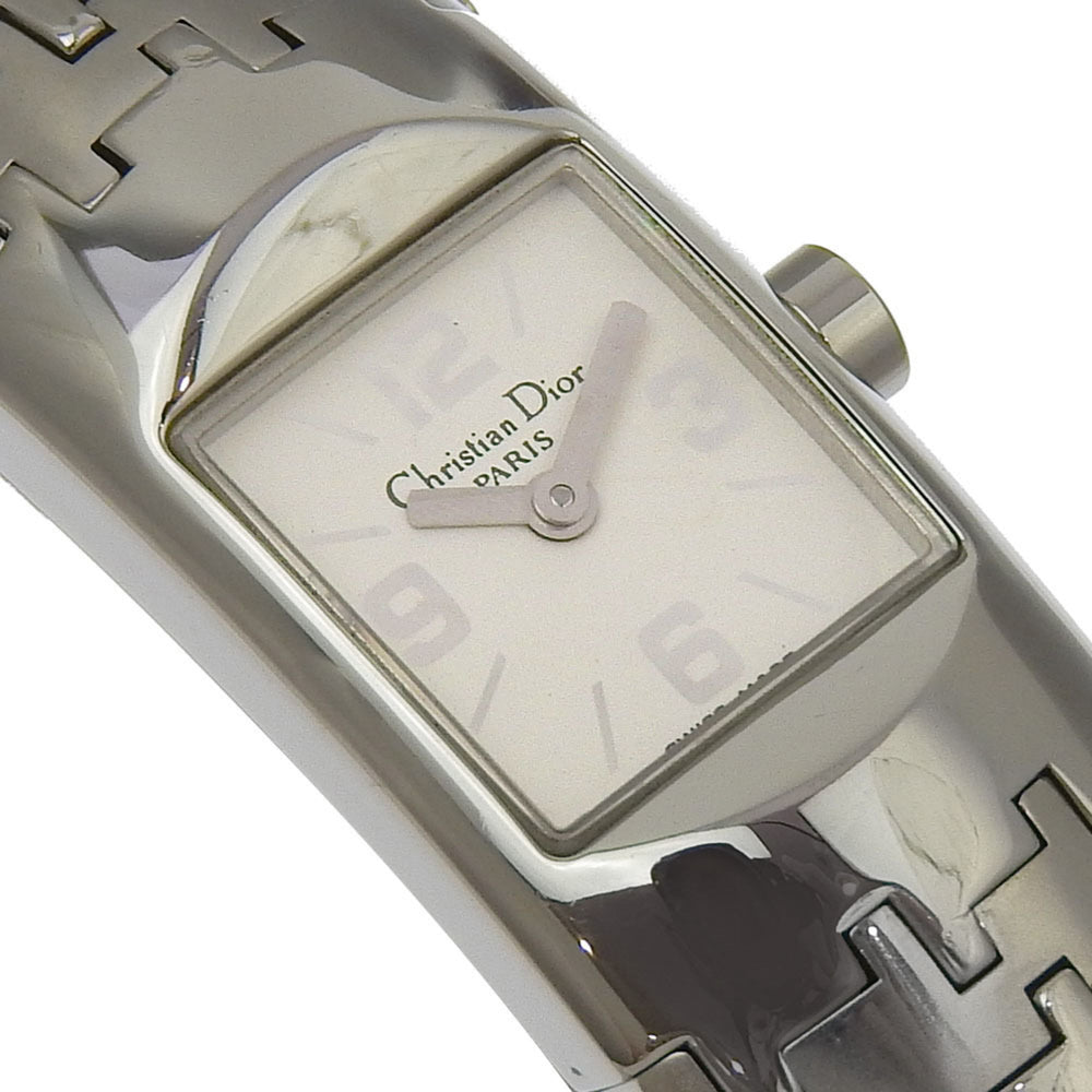 Dior Diophyllic Watch D96-100 Stainless Steel Quartz Analog Display White Dial Ladies — Very Good