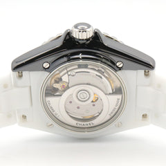 Chanel J12 Paradox Caliber 12.1 Watch, Ceramic, Men's, White/Black, H6515 — Very Good