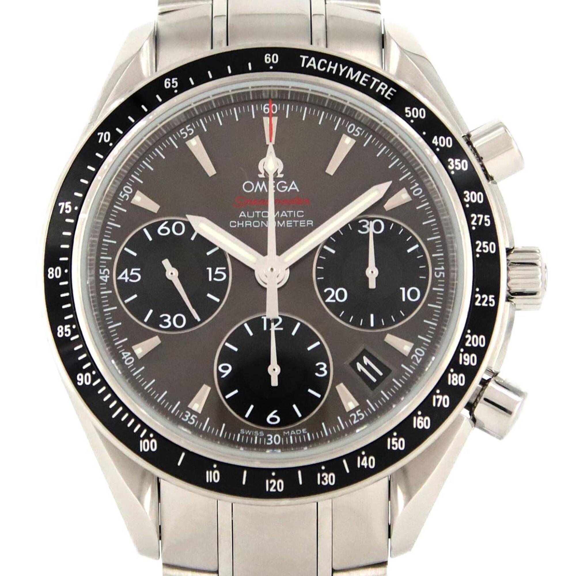 Omega Speedmaster Date 323.30.40.40.06.001 Stainless Steel Automatic Watch — Very Good