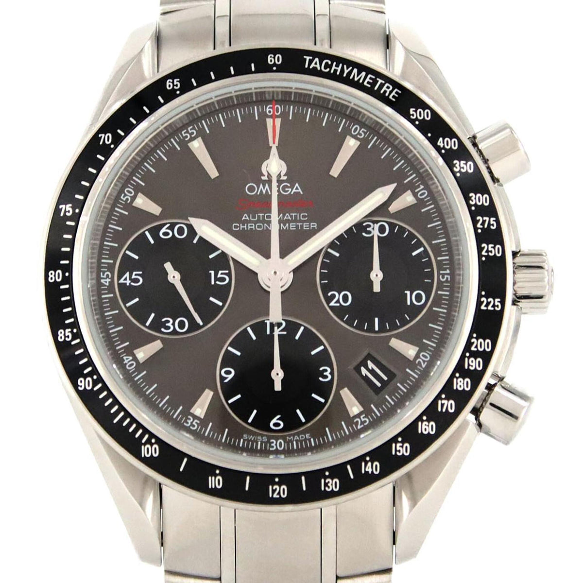 Omega Speedmaster Date 323.30.40.40.06.001 Stainless Steel Automatic Watch — Very Good
