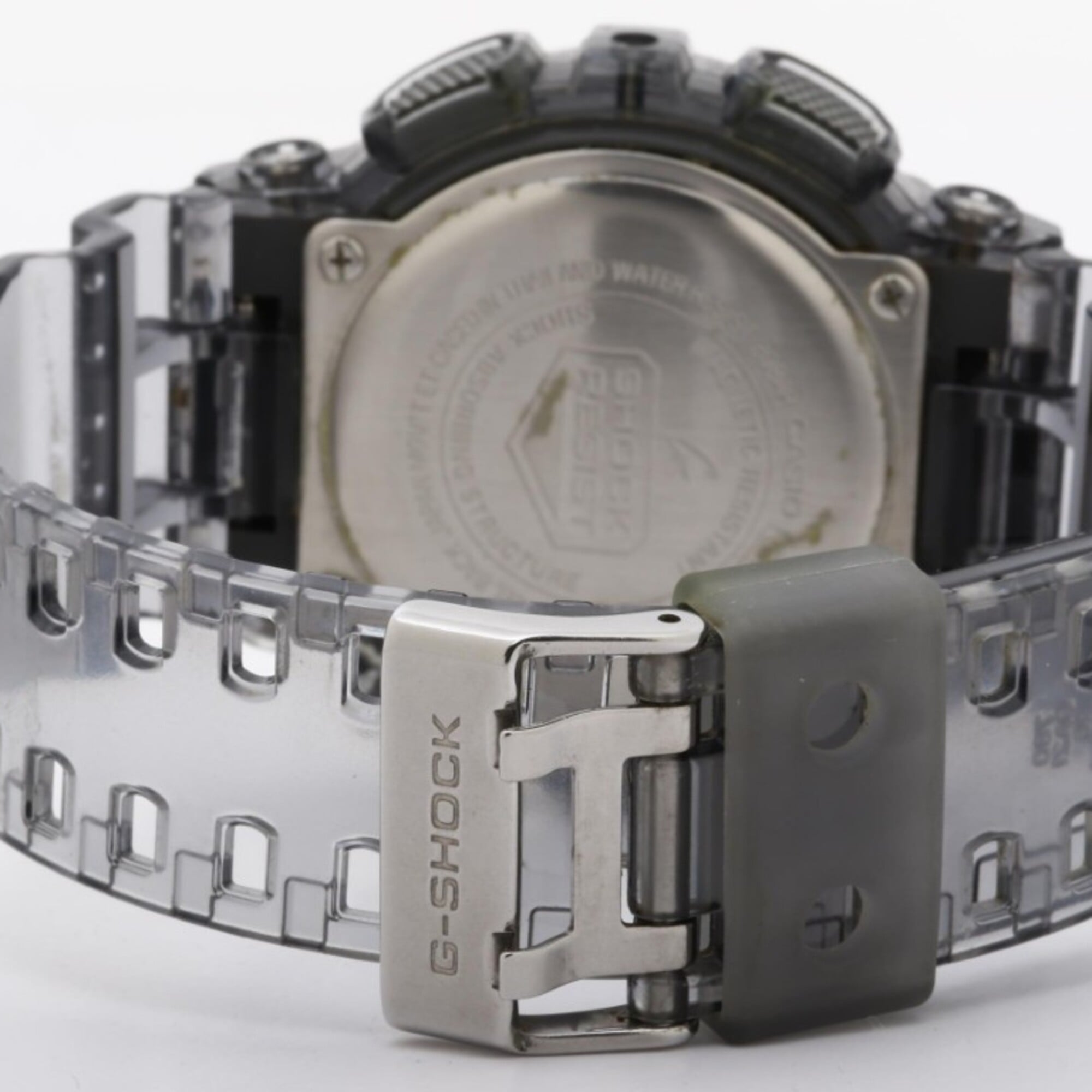 CASIO G-SHOCK ANALOG-DIGITAL 110 SERIES GA-110TLS-8AJF Gradient Clear Black Resin Men's Watch — Good