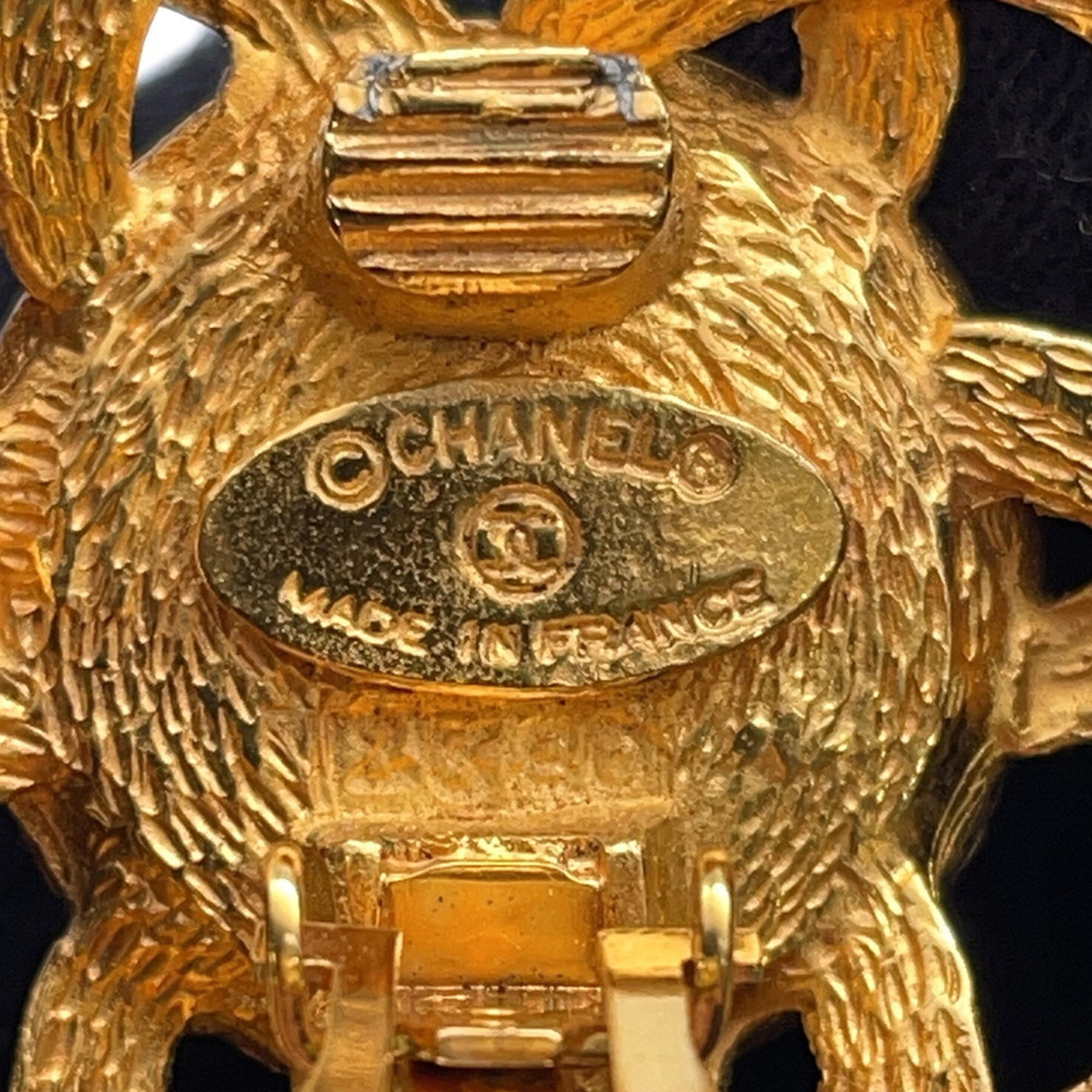 Chanel Earrings Flower Motif GP CHANEL Fake Pearl