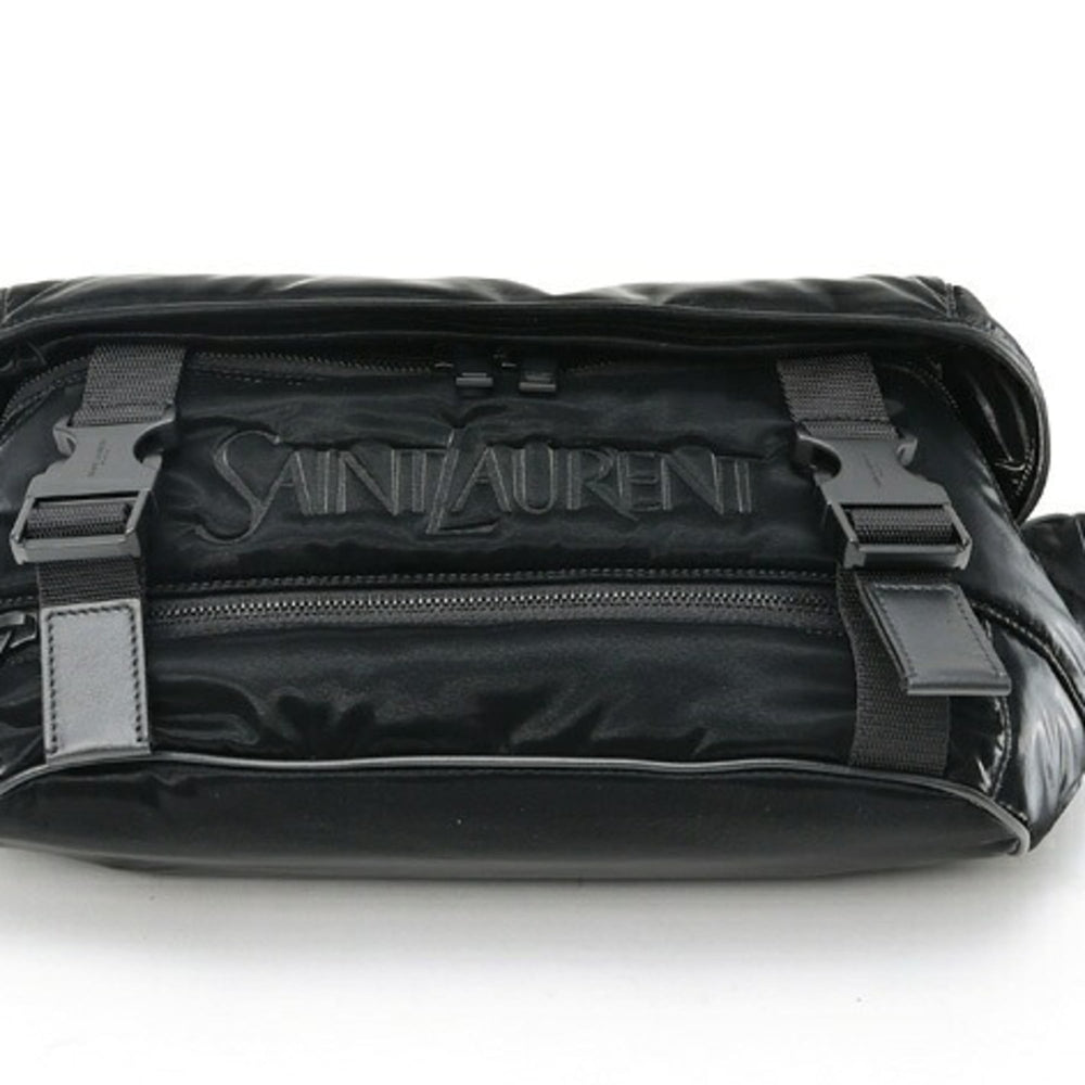 Saint Laurent body bag, model 758258, nylon, black — Like New