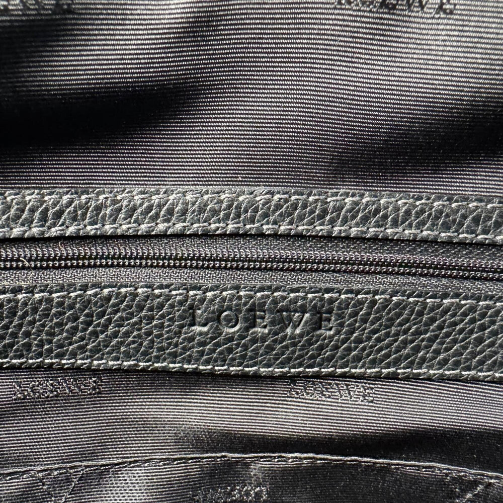 Loewe Senda Large Leather Handbag, Black, Women's — Like New