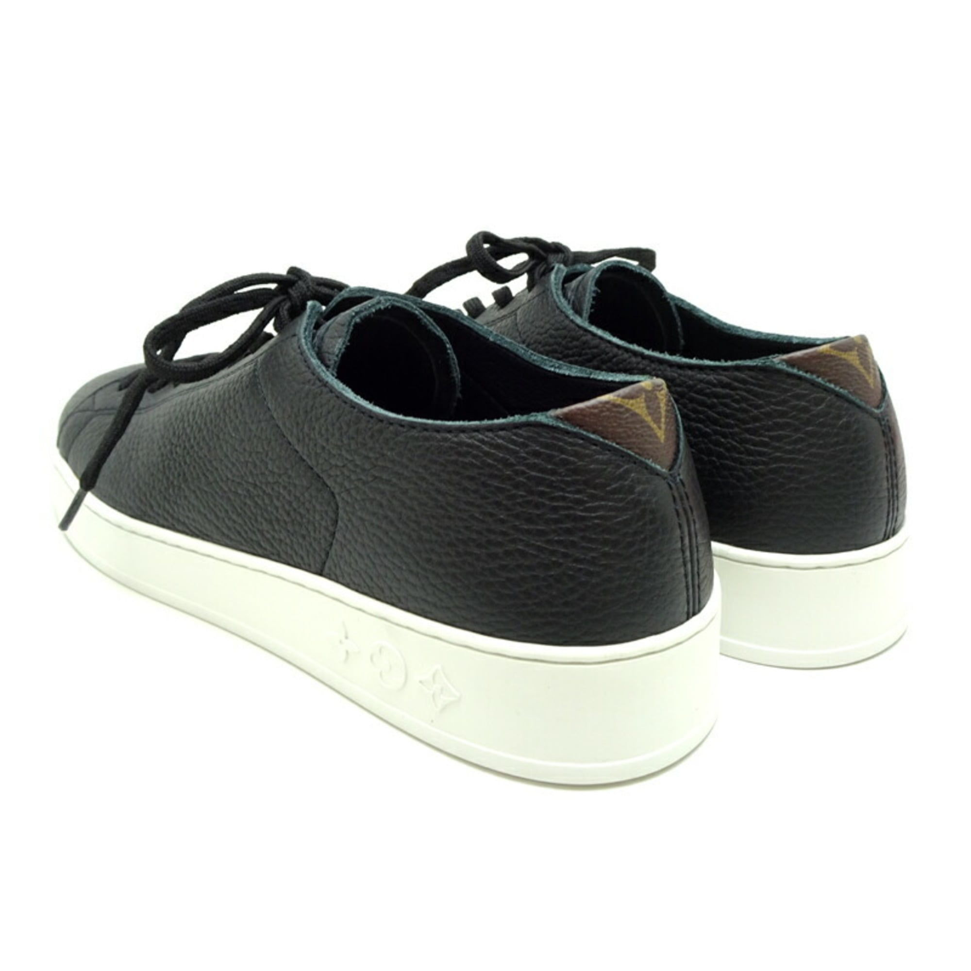 Louis Vuitton Resort Line Sneakers #9, approximately 27.5cm, Men's Sneakers, 1AA623, Grained Calfskin Leather