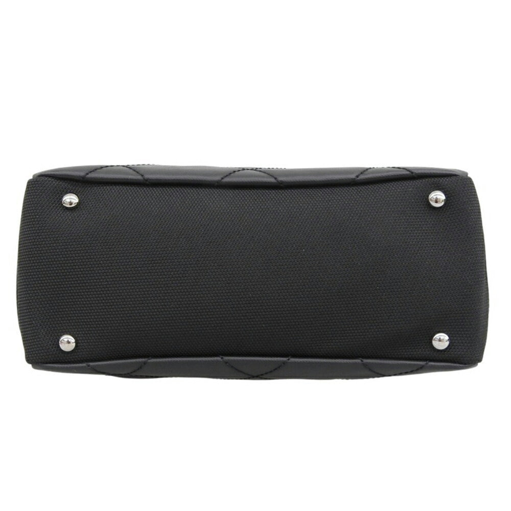 Like new CHANEL Paris-Biarritz PM A34208 with seal, 1 hand tote bag, coated canvas, black — Like New