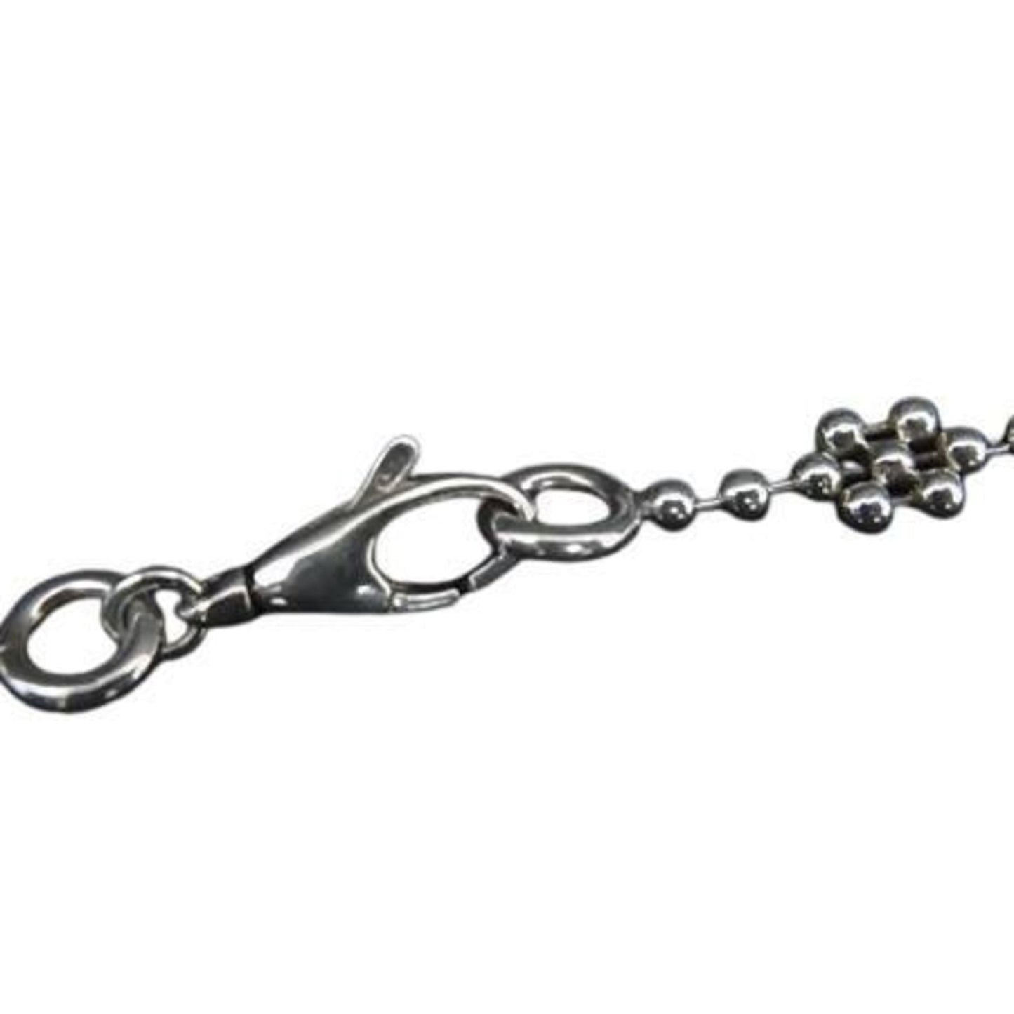 GUCCI Interlocking G Necklace in Silver SV925 for Women