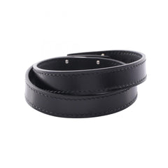 Hermes Kelly Bracelet Double Tour Accessory Calfskin (Cowhide) Stainless Steel Box Calf Women's Black/Silver — New - Store Return