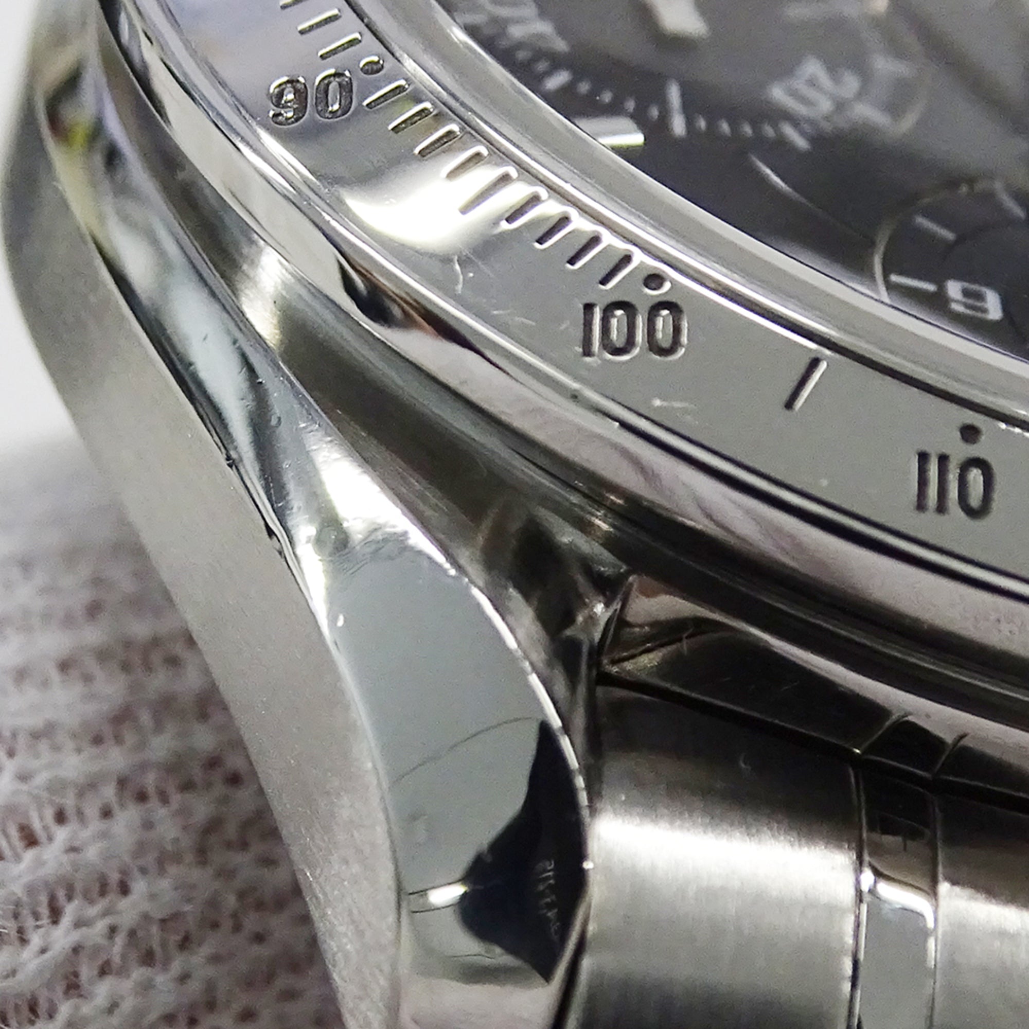 Omega Speedmaster 3513.50 Men's Watch, Brand Name, Date, Chronograph, Automatic, Stainless Steel (SS), Silver, Black — Good