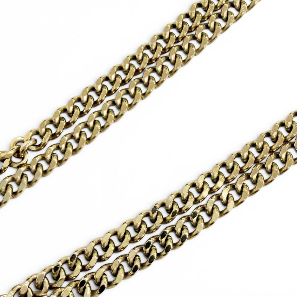 CHANEL A22K CC Logo Coco Mark Cube Necklace Choker Accessory Gold Tone Made in Italy Women's Comes with Box Highly Recommended ◎ — Like New