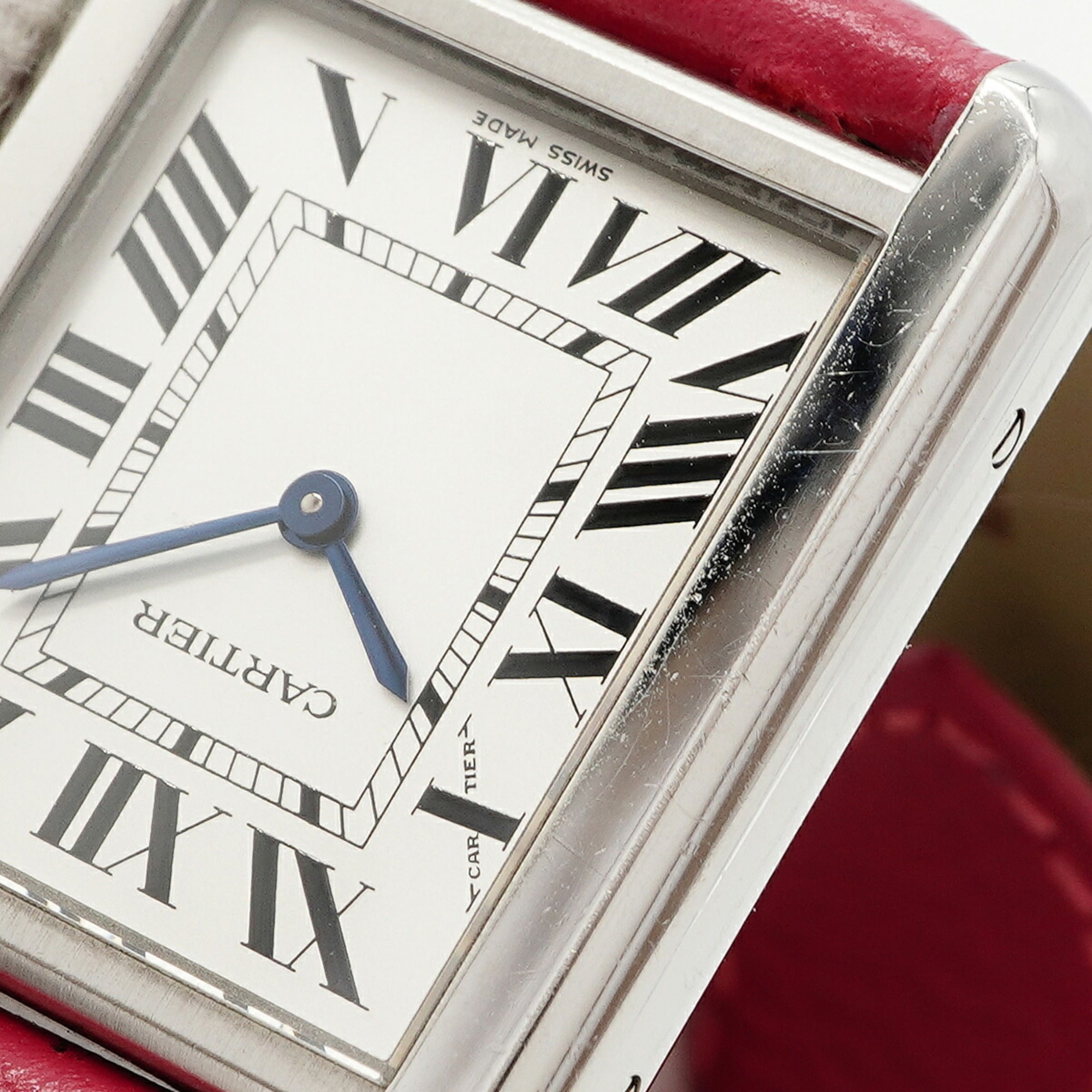 Cartier Tank Solo SM WSTA0030 Silver Dial Women's Watch — Good