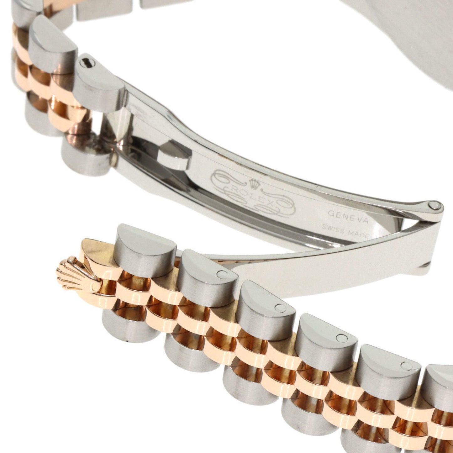 Rolex 179171G Datejust 10P Diamond Watch in Stainless Steel and 18K Everose Gold for Women