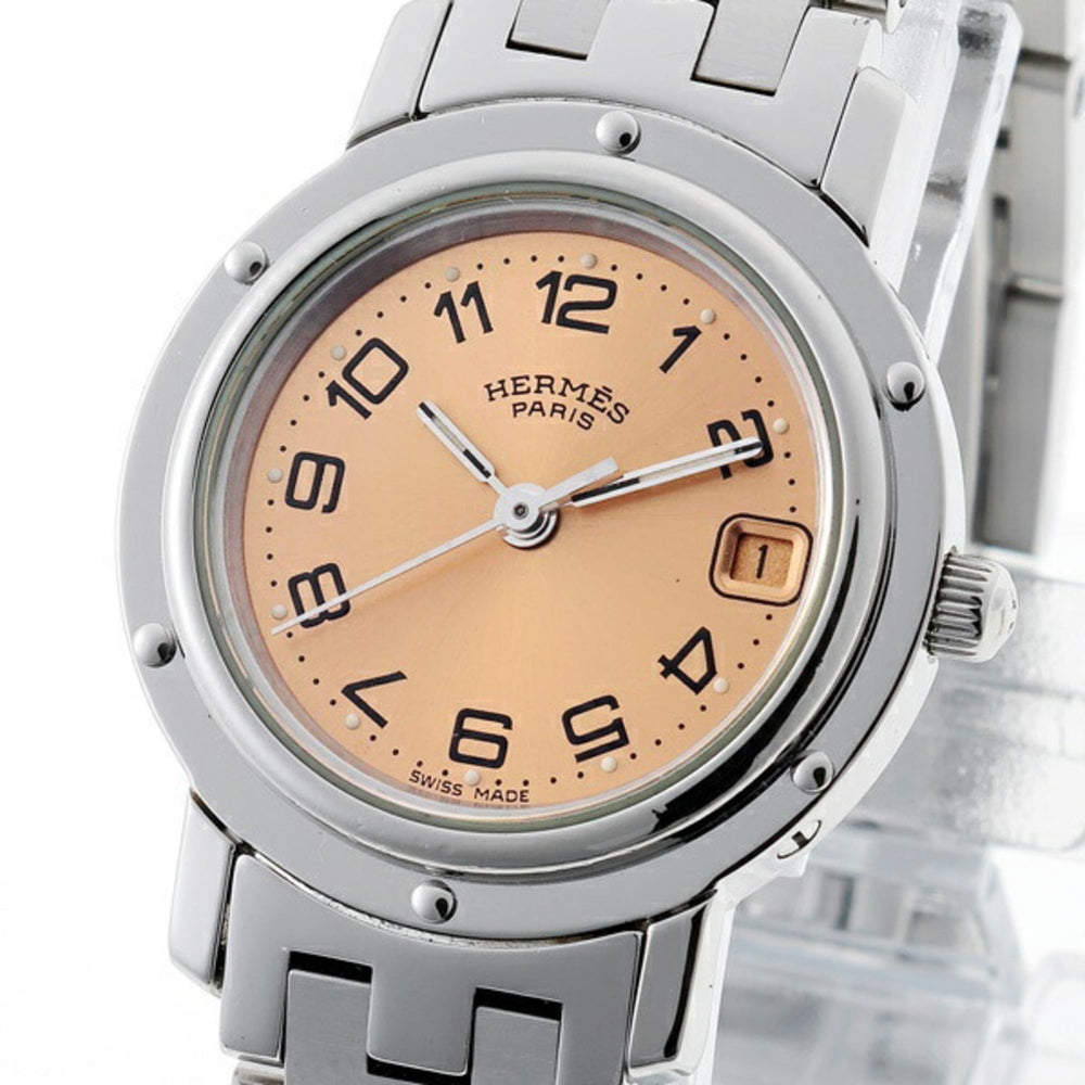 Hermes Clipper CL4.210 Pink Quartz Watch — Good