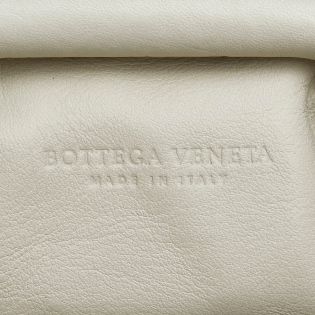 Bottega Veneta Mini The Pouch Shoulder Bag in Ivory Leather for Women