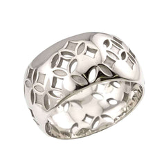 Louis Vuitton Petite Bague Galea Ring #47, 18K WG (White Gold 750) — Like New