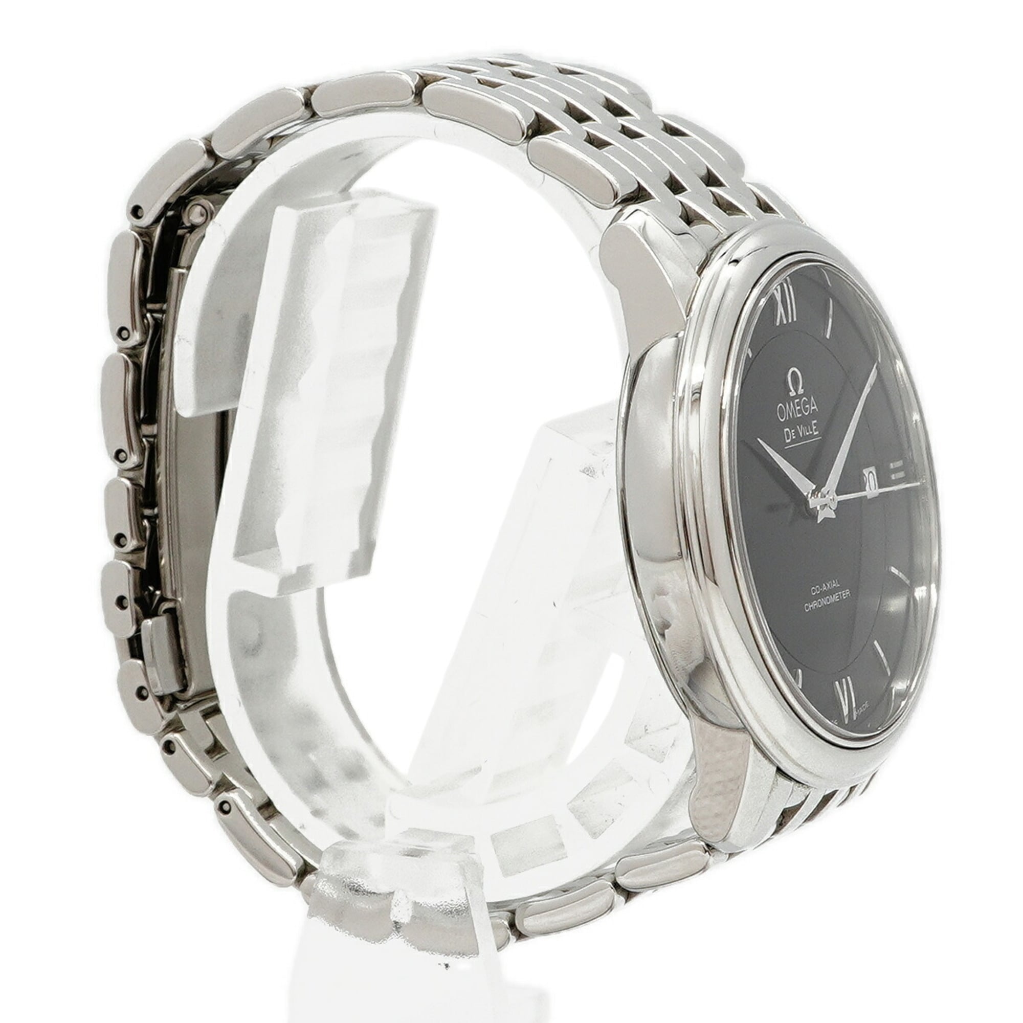 Omega De Ville Prestige 424.10.37.20.01.001 Black Dial Men's Watch — Very Good
