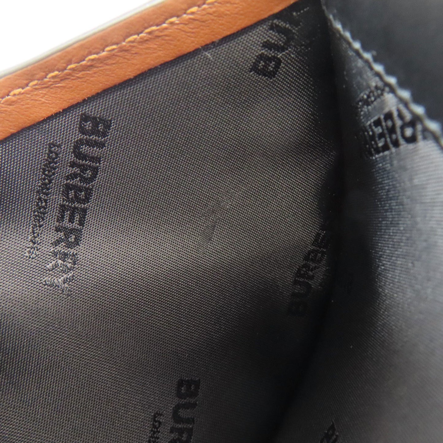 Burberry TB logo pattern bifold wallet leather women's BURBERRY