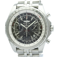 BREITLING Bentley Motors Steel Automatic Mens Watch A25363 Polished — Very Good