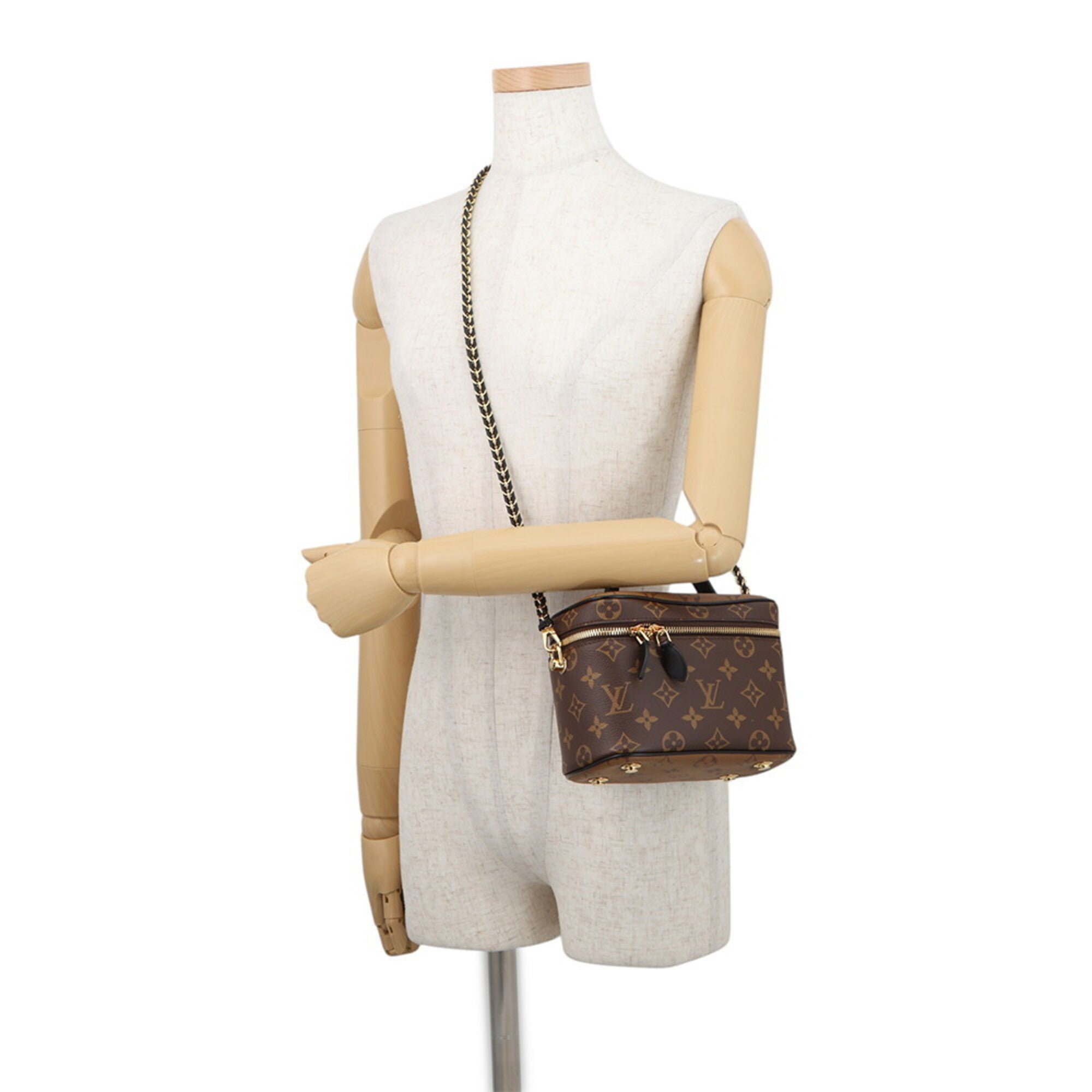 Louis Vuitton handbag, Monogram Reverse Vanity NV PM M45165, 2-way shoulder bag, handbag for women, LOUIS VUITTON — Like New
