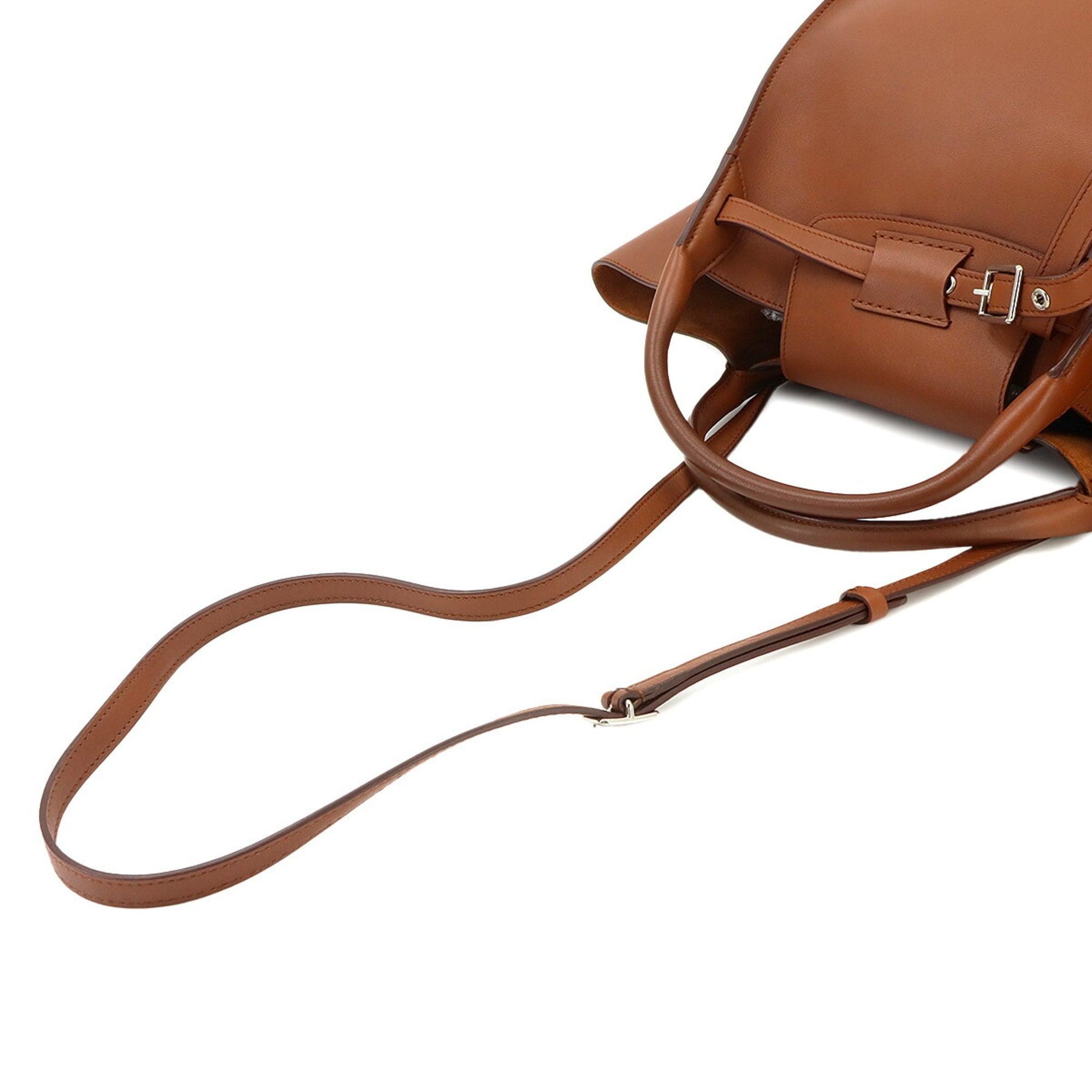 Celine Big Bag Small with Long Strap 2-way Handbag Shoulder Leather Brown 183313 — New - Store Return