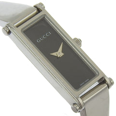 Gucci GUCCI watch 1500L stainless steel quartz analog display black dial women's — Good