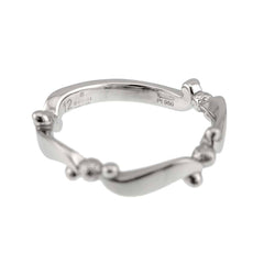 Gucci #12 Ring, Platinum (Pt) — Like New