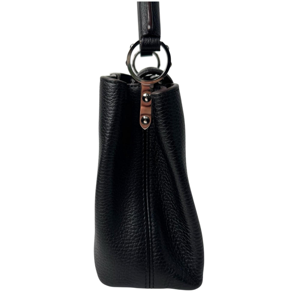 Louis Vuitton Capucines BB M94586 AH2164 2-way Shoulder Bag/Handbag, Black, Crossbody, Women's — Like New