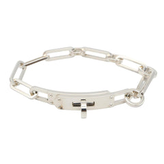 Hermes Kelly Chaine Bracelet, Sterling Silver 925, Tone, for Men and Women — Like New