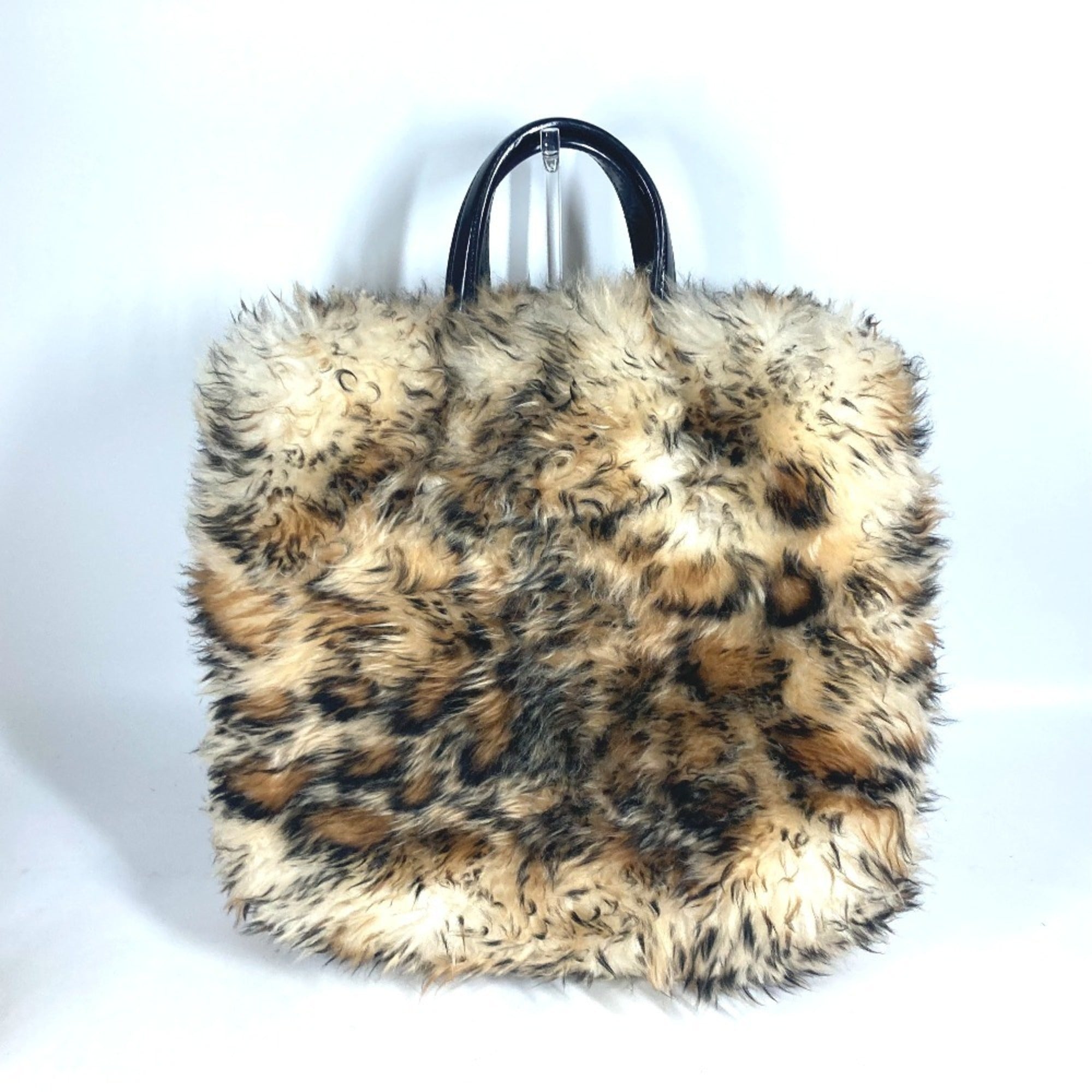 LOUIS VUITTON M50818 Animal Collection Sac Plat Mouton 2WAY Bag Shoulder Handbag Leather Women's Beige — Like New