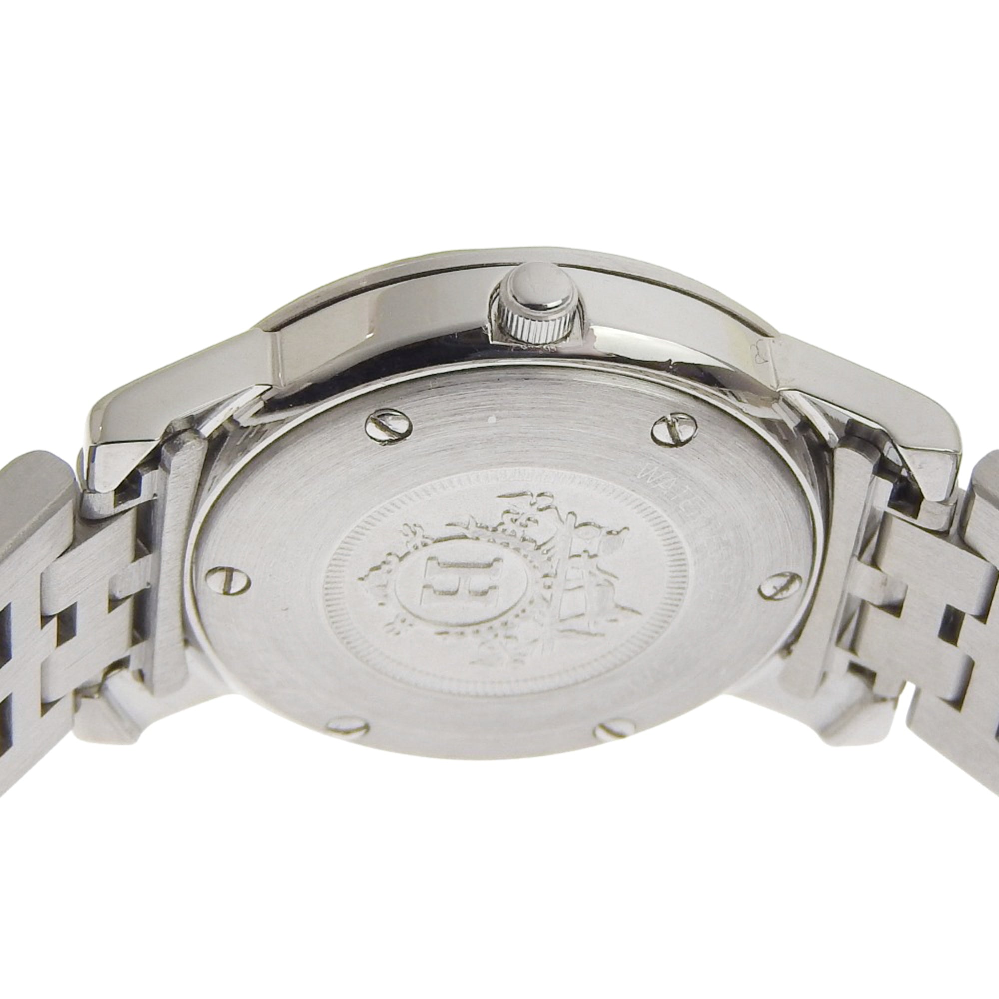 Hermès Carrick Women's Stainless Steel Quartz Watch with Analog Display and White Dial — Good