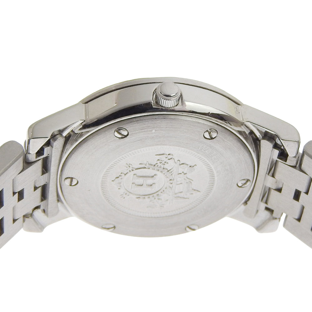 Hermès Carrick Women's Stainless Steel Quartz Watch with Analog Display and White Dial — Good