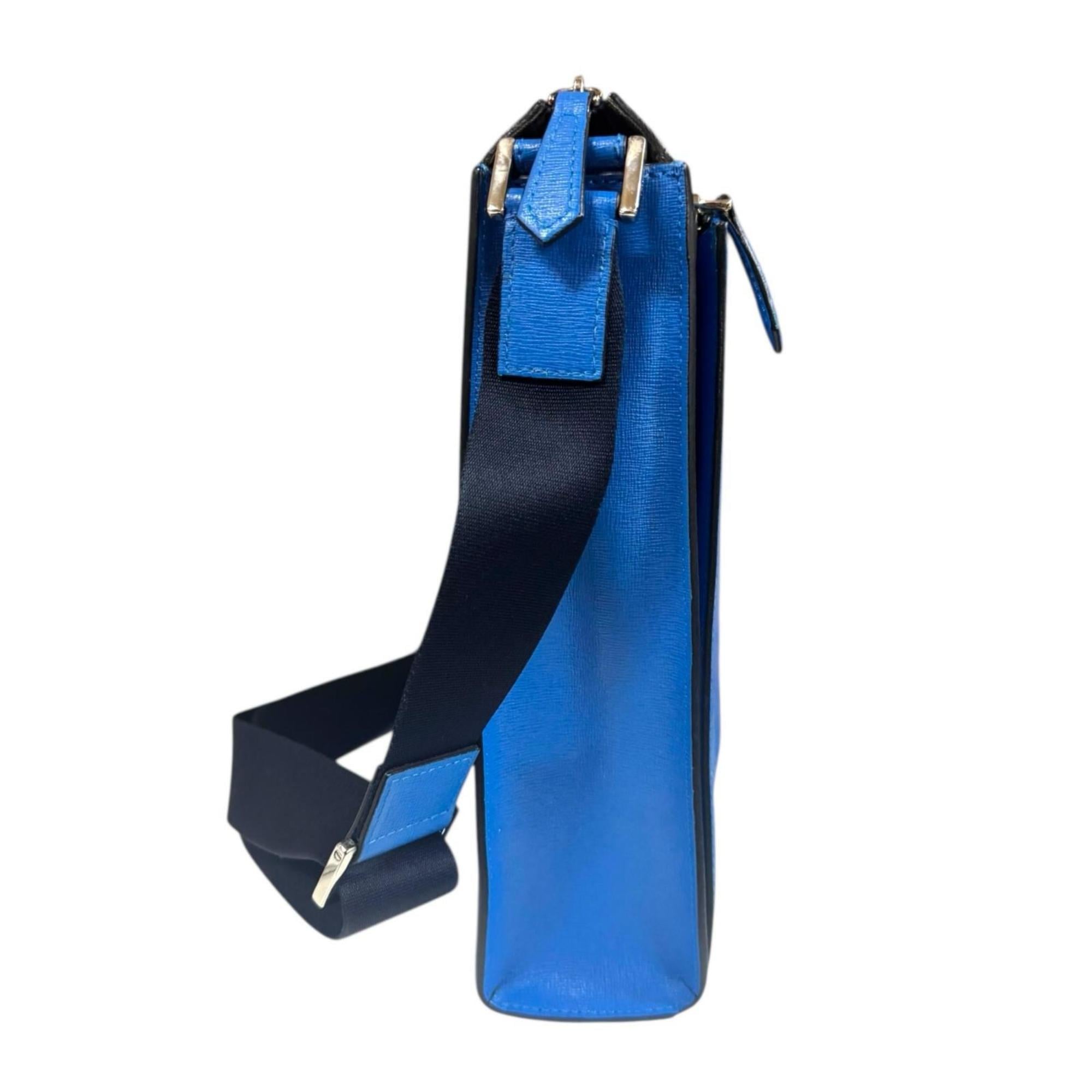 Fendi Shoulder Bag Leather 7VA319 Blue Men's FENDI