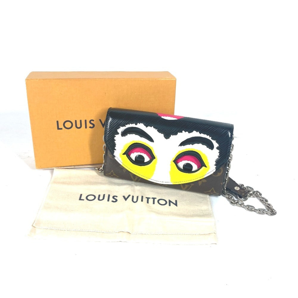 LOUIS VUITTON M43532 Epi Monogram Yamakansai Pochette Kabuki Mask Bag Shoulder Canvas Leather Women's Brown L-241114-6 — Like New