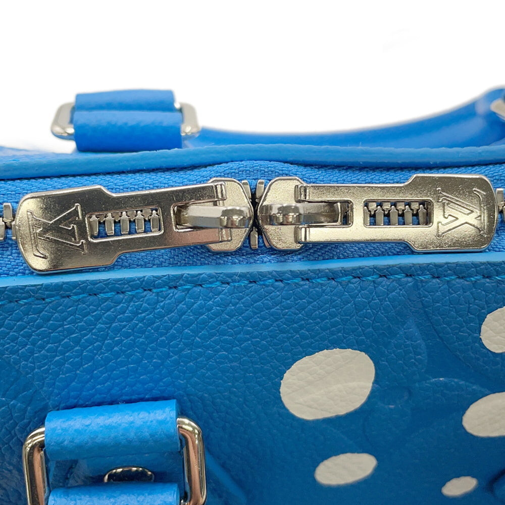 Louis Vuitton Monogram Empreinte LV x YK Speedy Bandoulière 20 M46425 2-way handbag, designed by Yayoi Kusama. handbag for women. LOUIS VUITTON — Like New